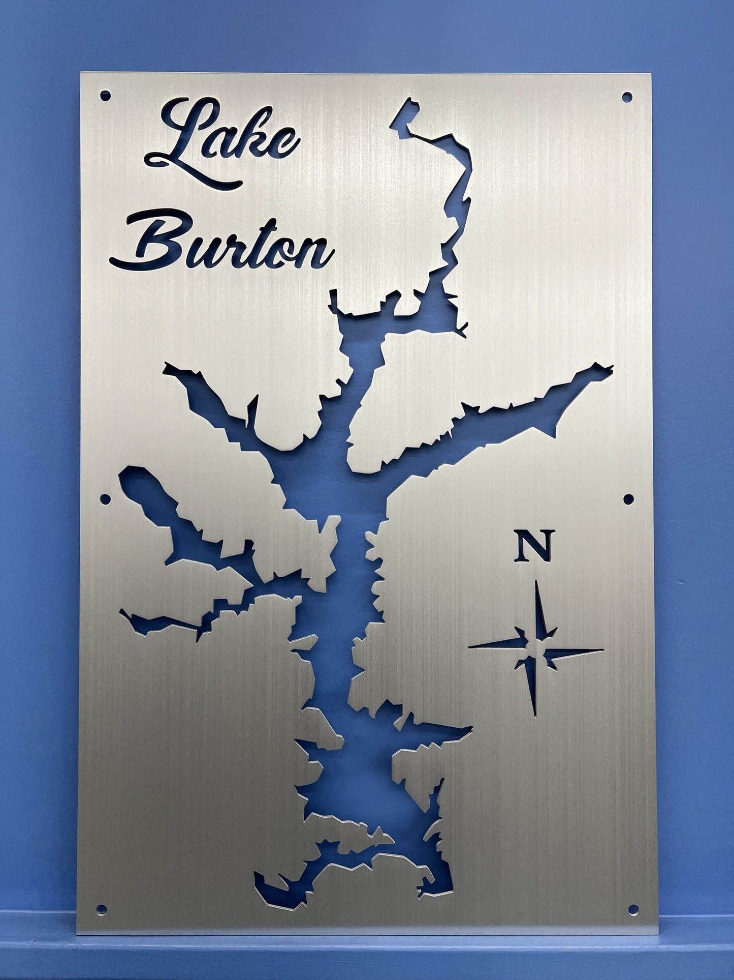 Lake Burton Custom Lake Map