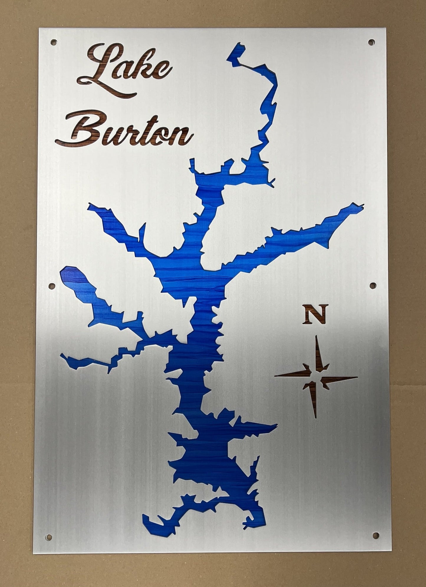 Lake Burton Custom Lake Map