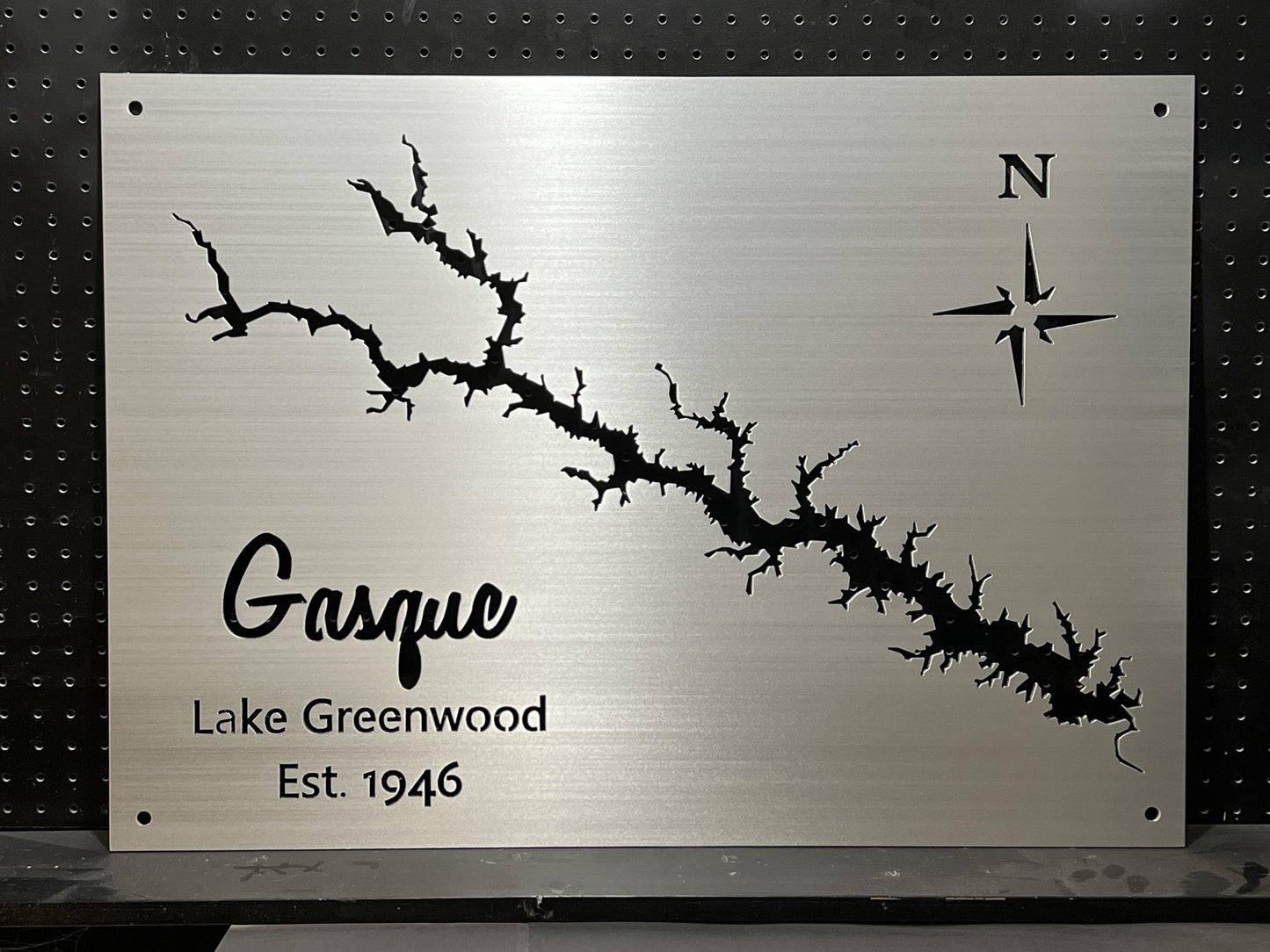 Lake Greenwood Custom Lake Map