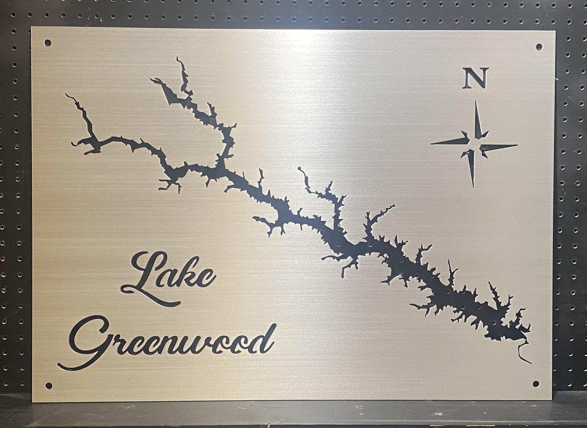 Lake Greenwood Custom Lake Map