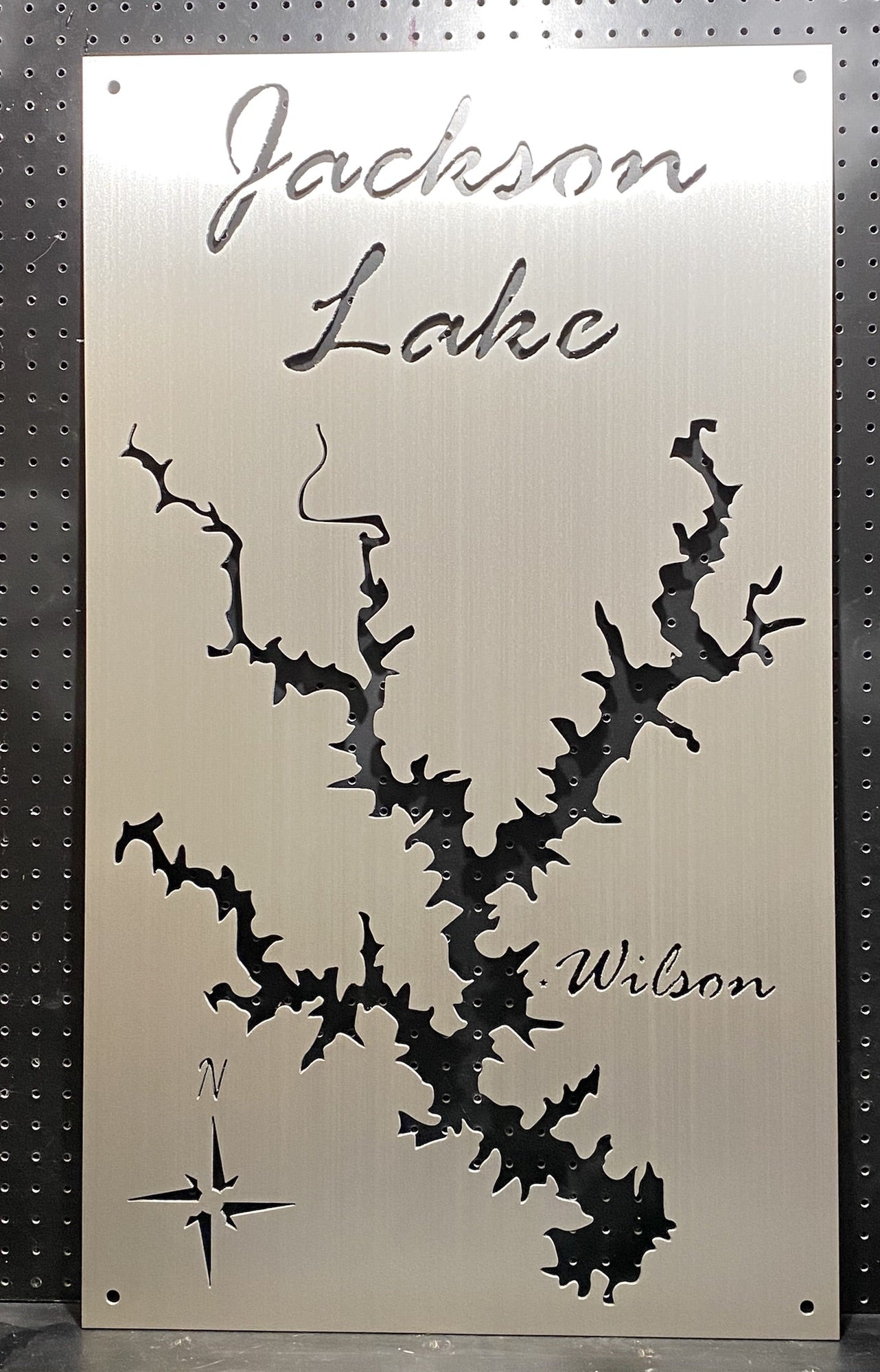 Jackson Lake Custom Lake Map