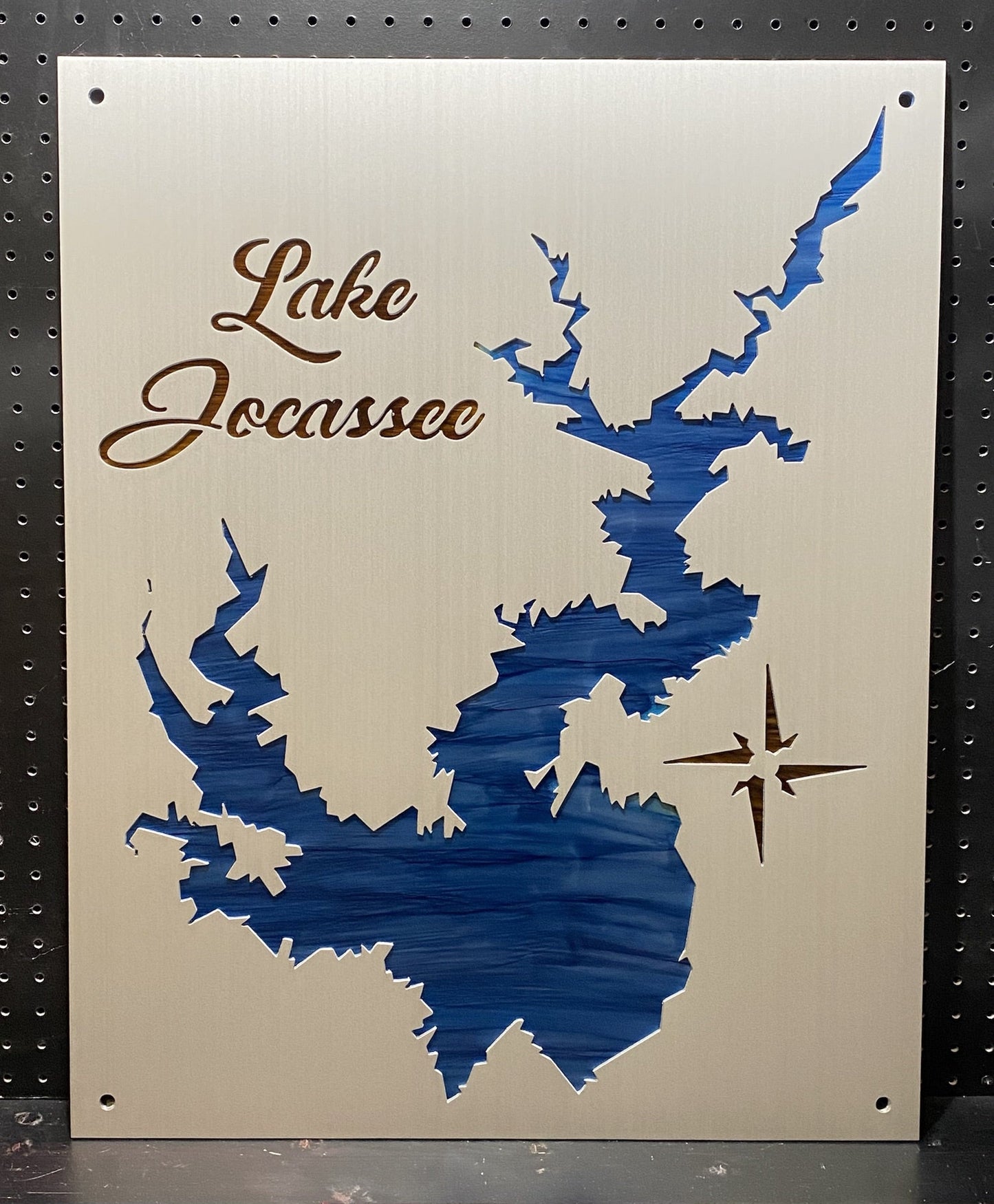 Lake Jocassee Custom Lake Map