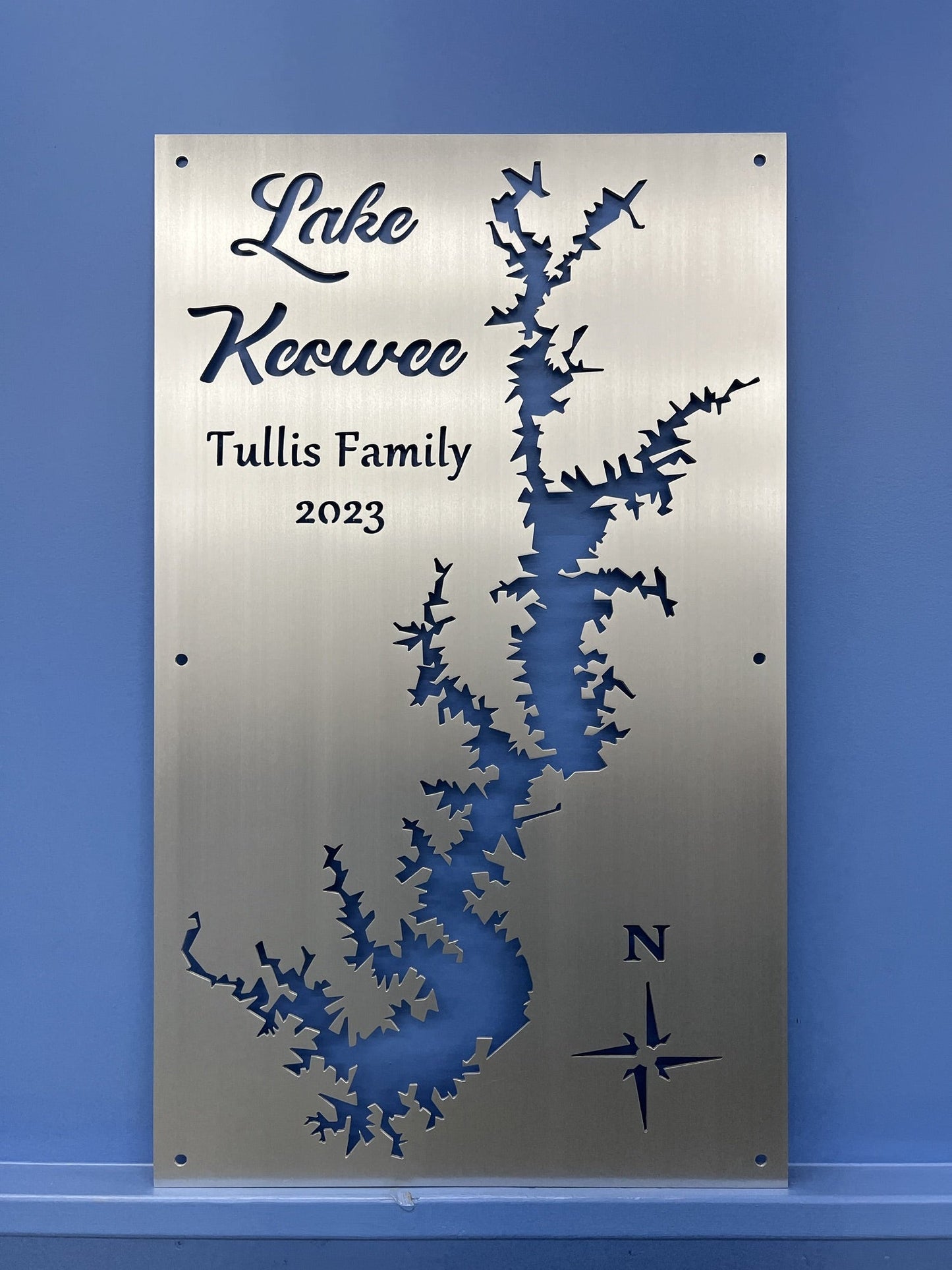 Lake Keowee Custom Lake Map