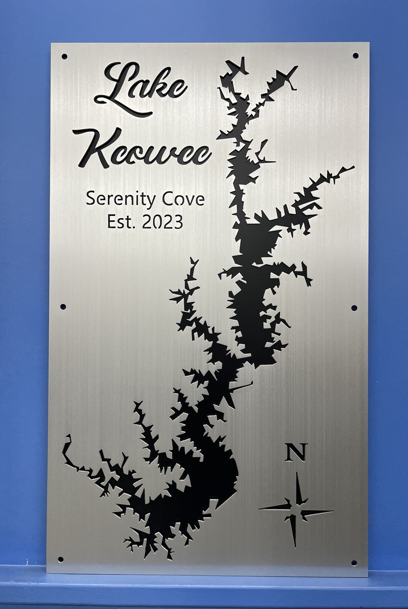 Lake Keowee Custom Lake Map