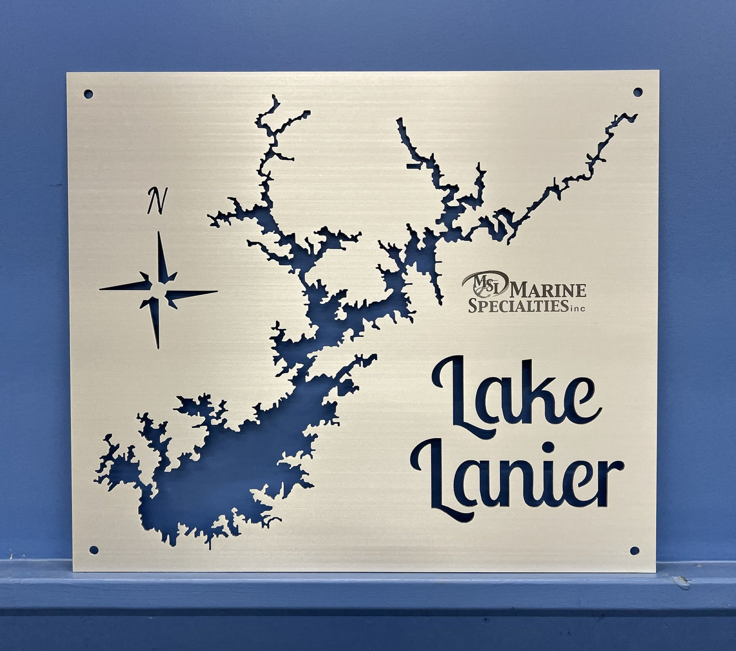 Lake Lanier Custom Lake Map