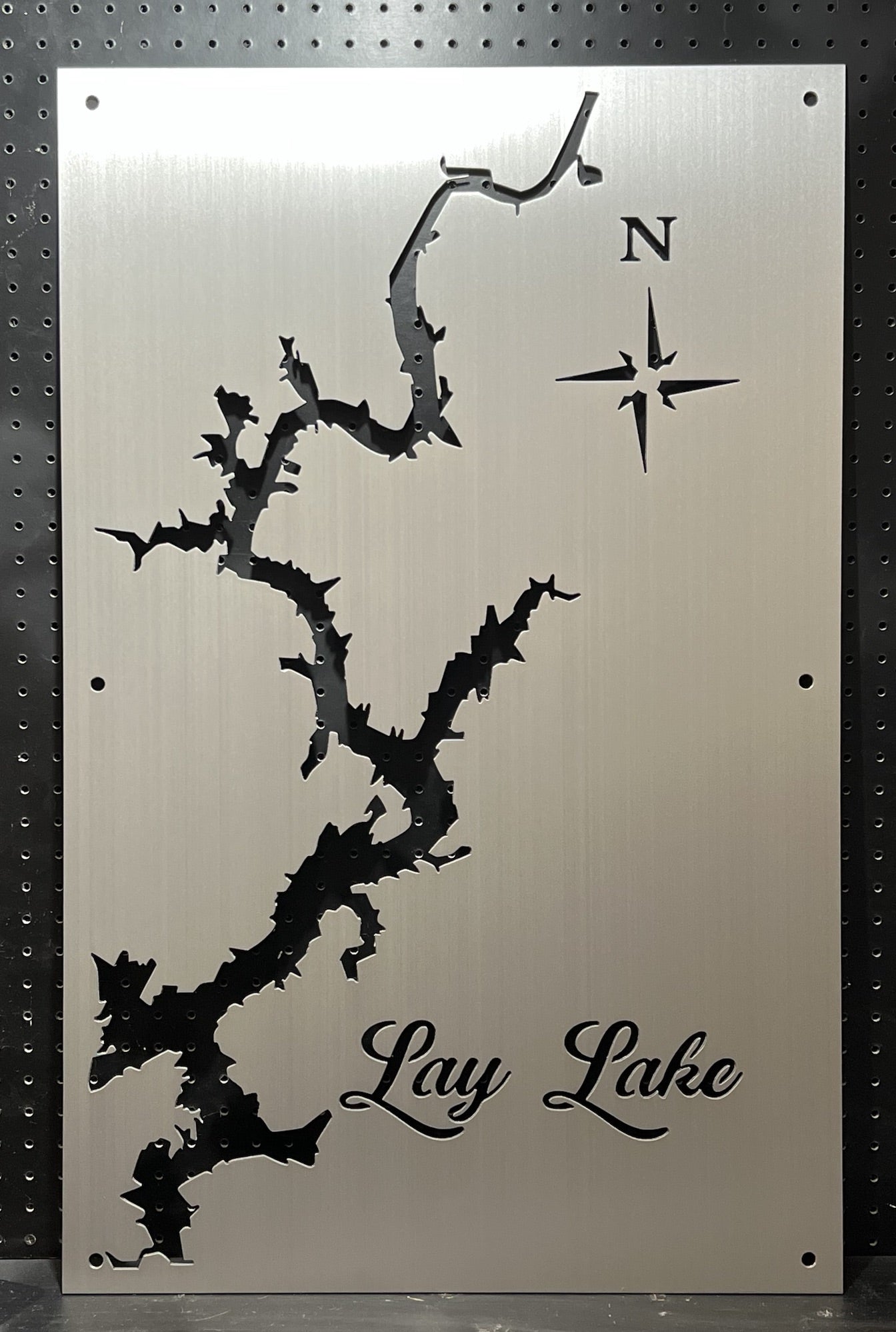 Lay Lake Custom Lake Map