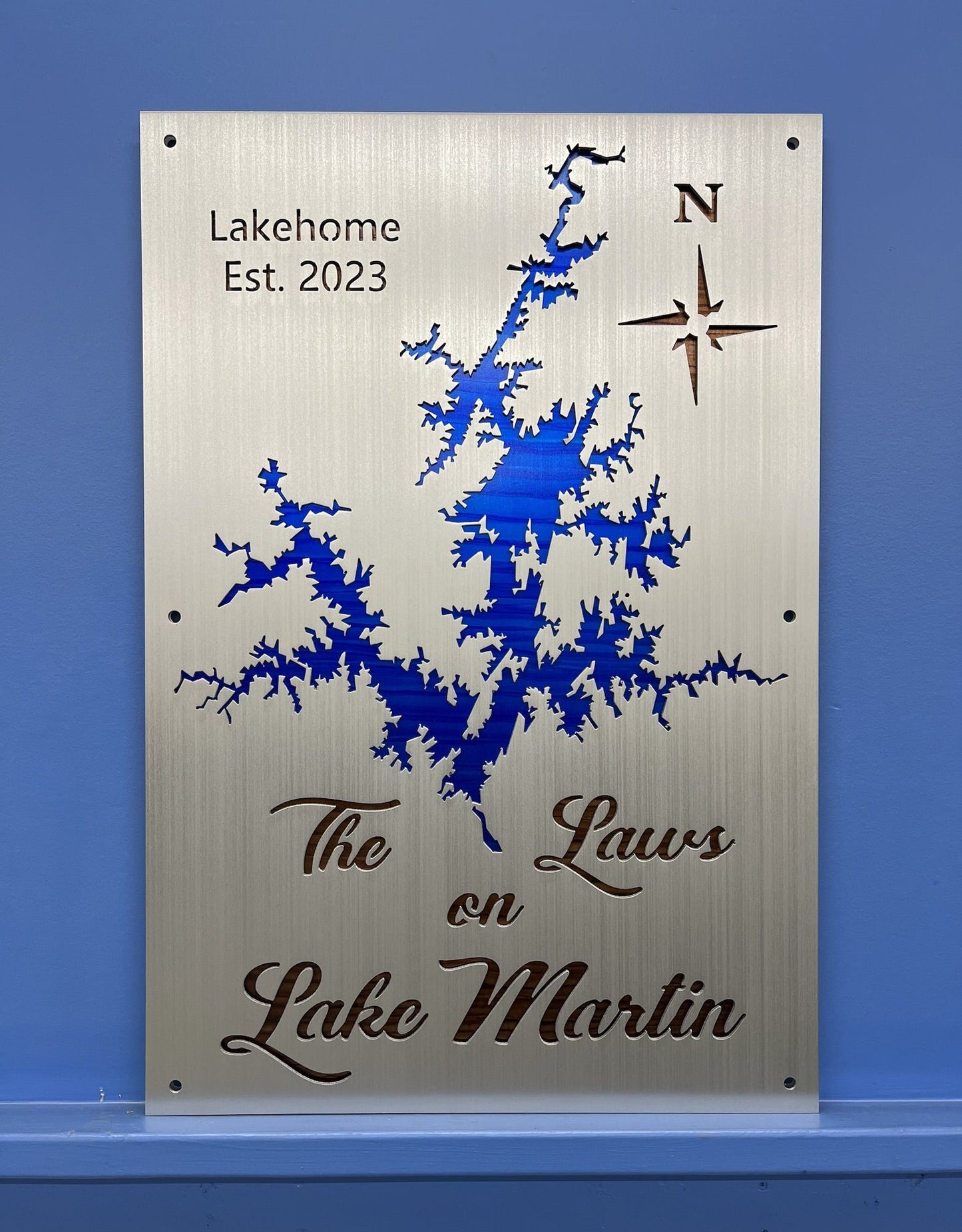 Lake Martin Custom Lake Map