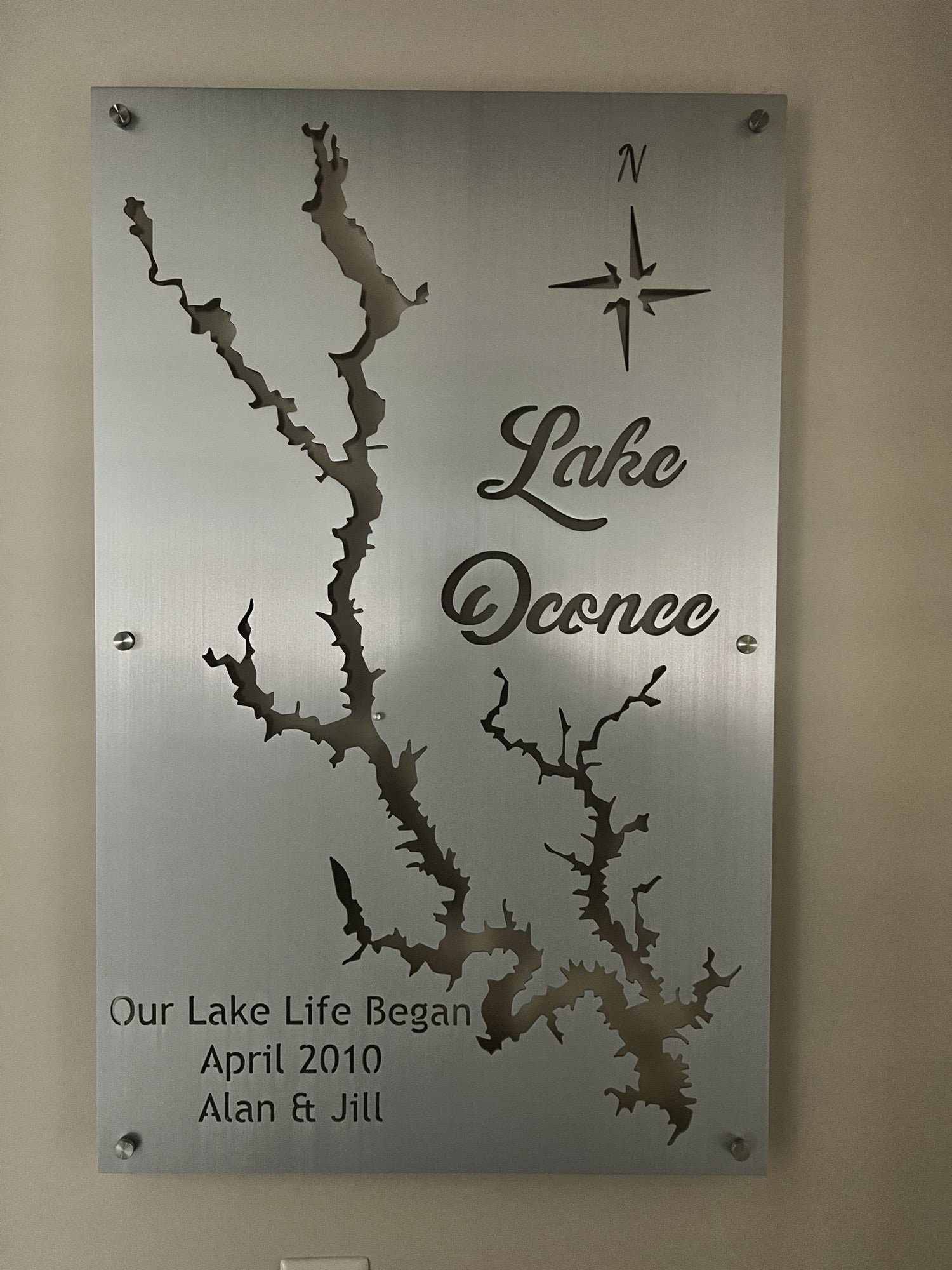 Lake Oconee Custom Lake Map.