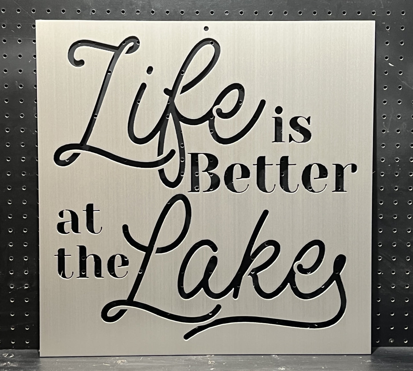 Lake Decor Wall Sign