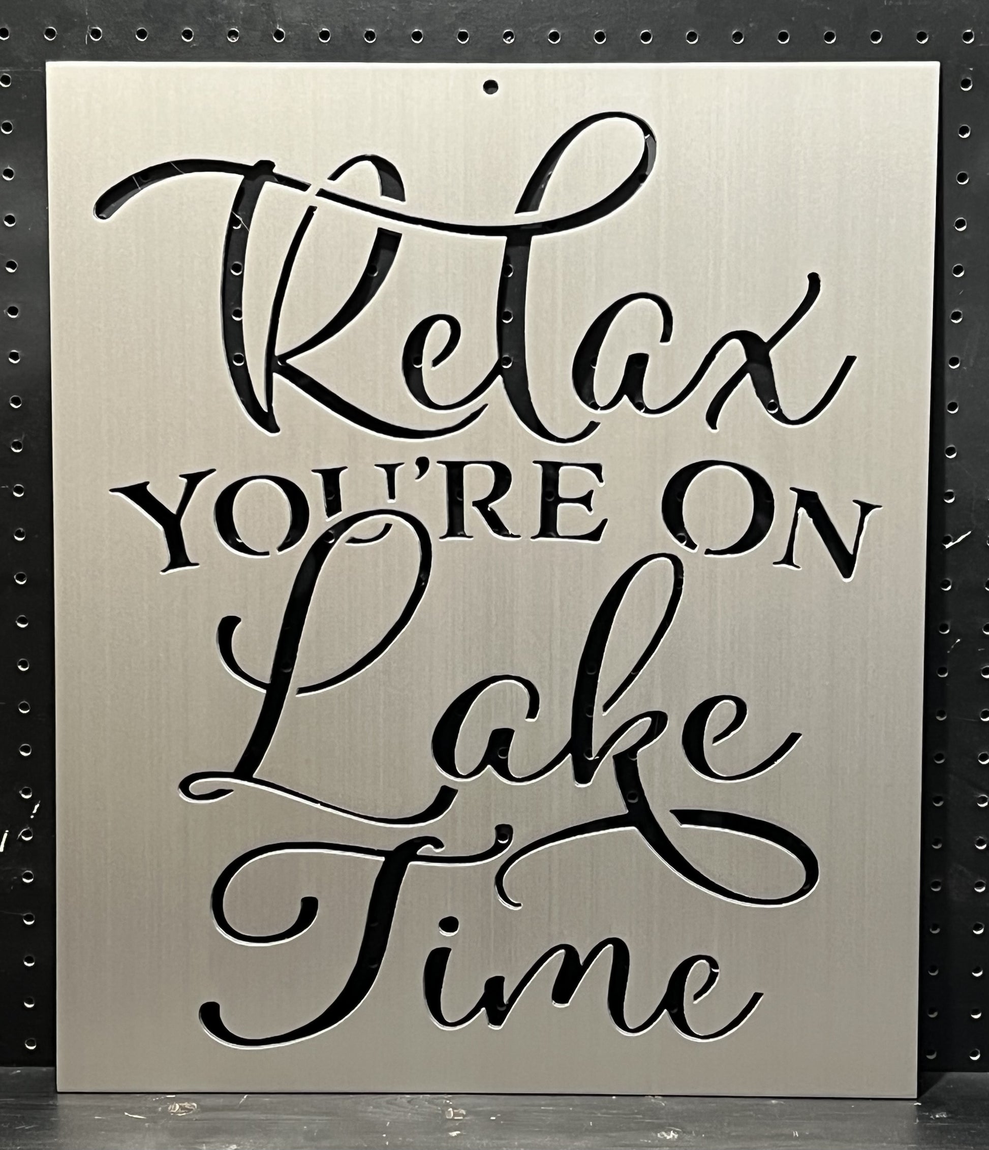 Lake Decor Wall Sign