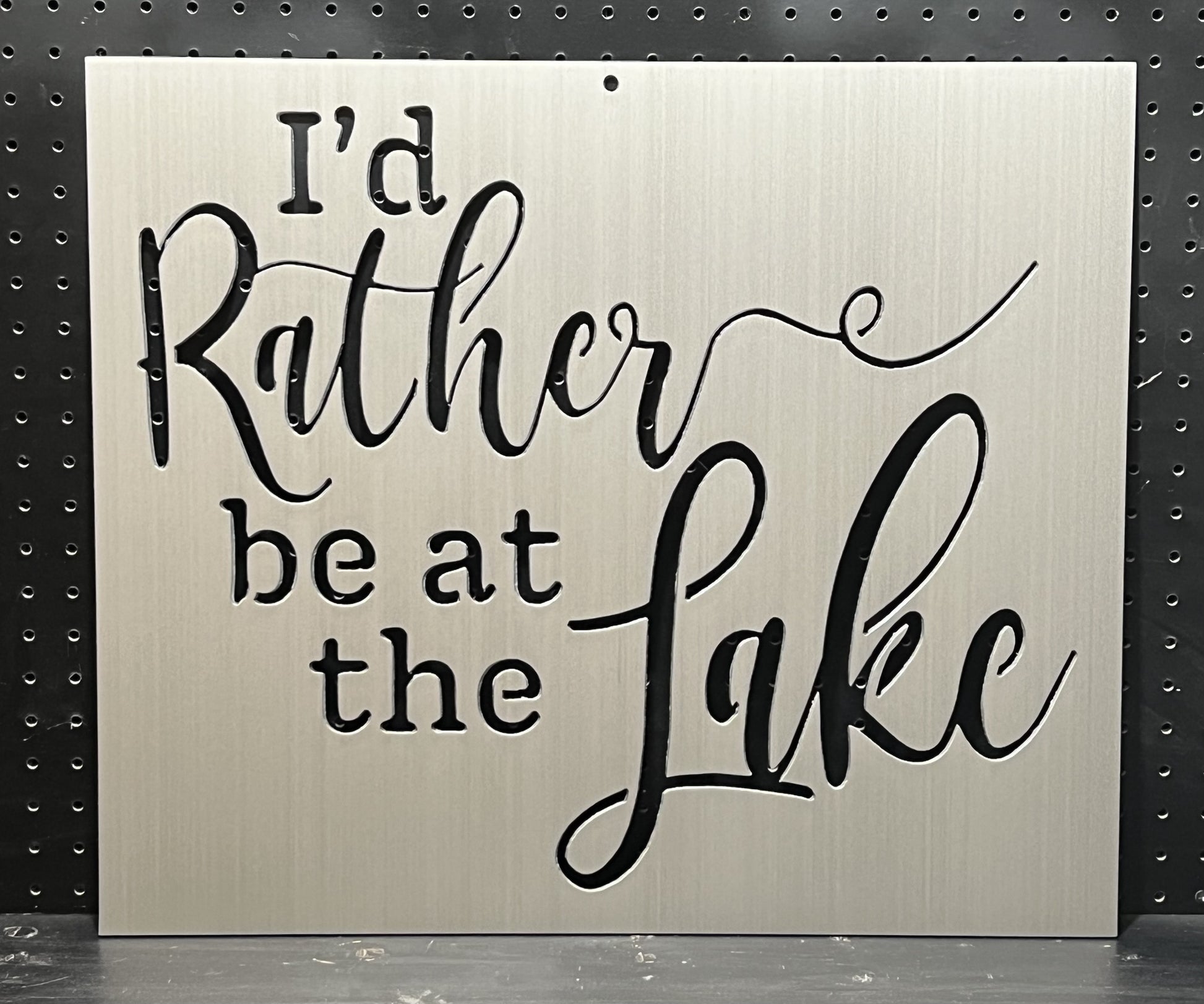 Lake Decor Wall Sign