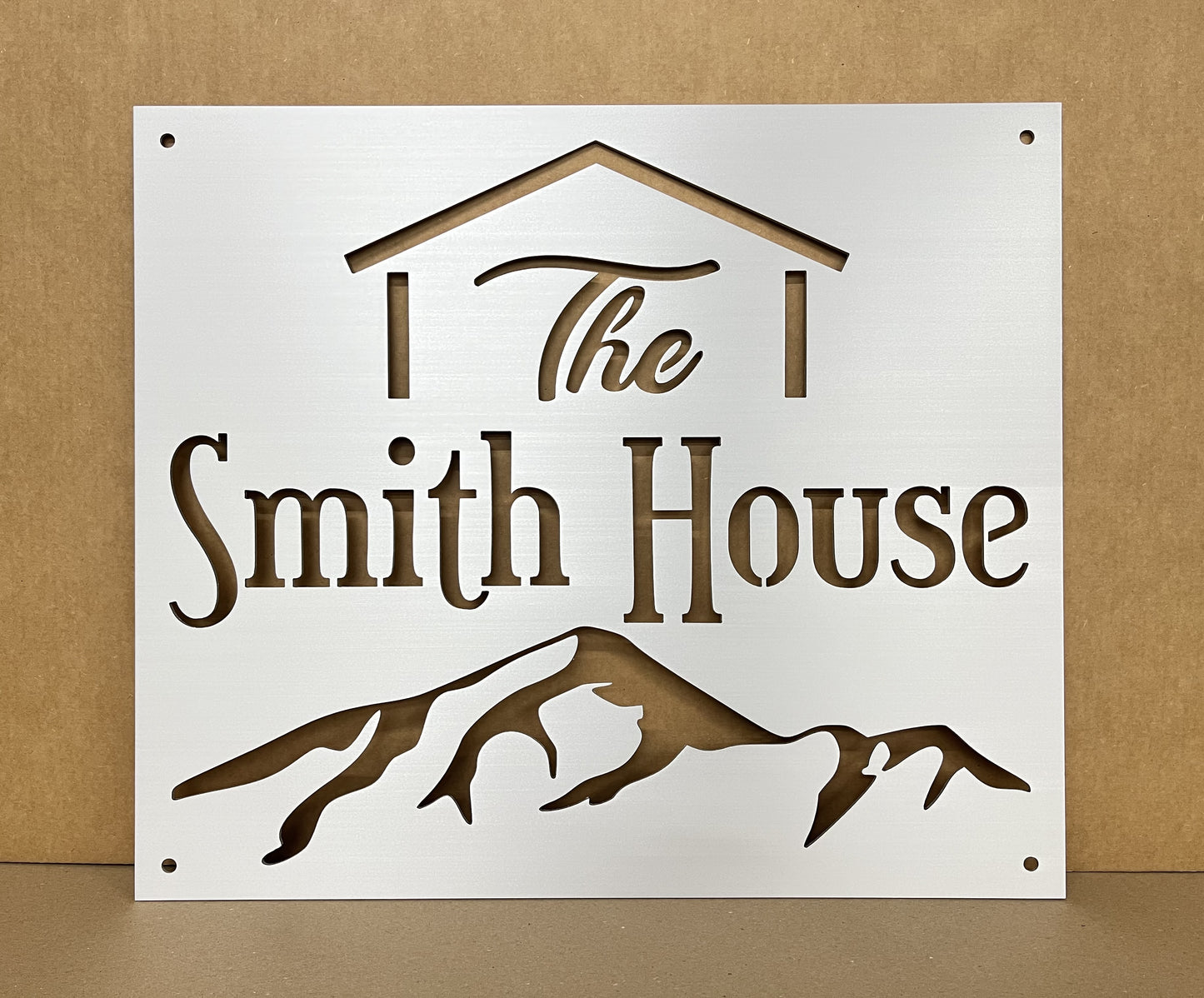 Custom Sign for a Lakehouse Rental