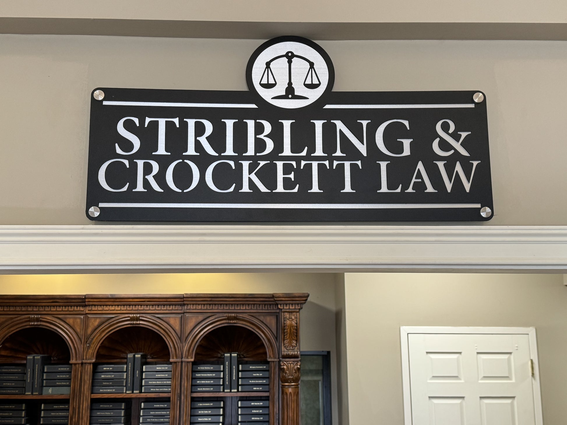 Law office Entry Sign