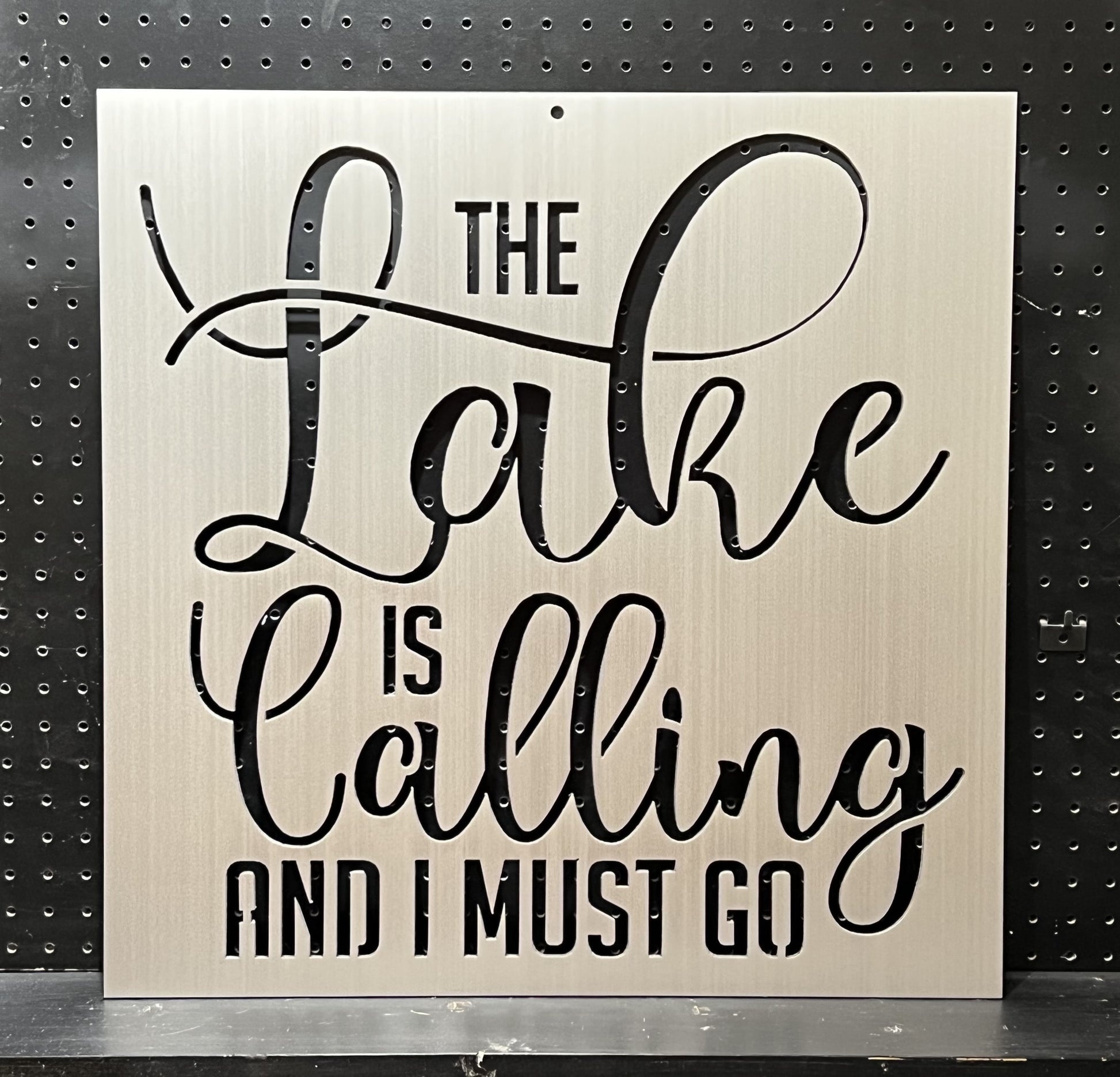 Lake Decor Wall Sign