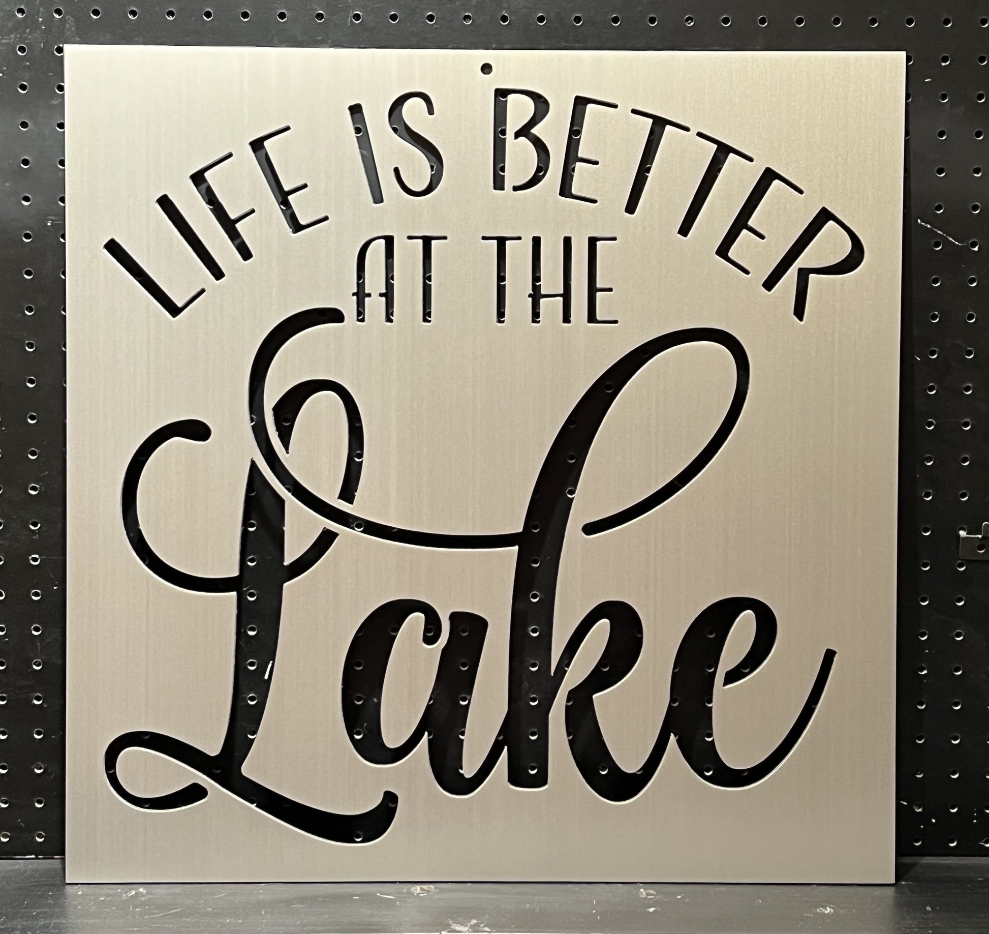 Lake Decor Wall Sign