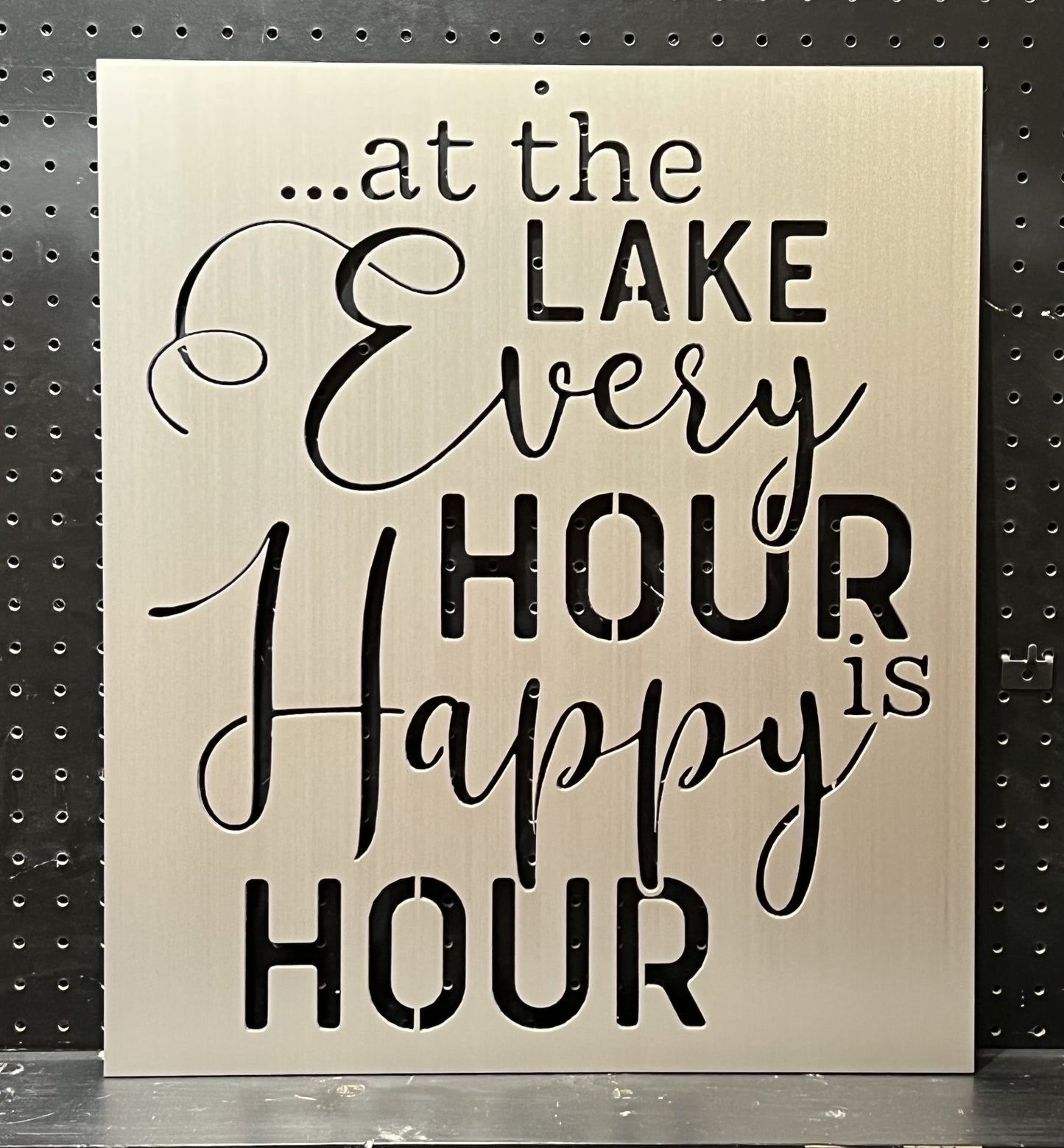 Lake Decor Wall Sign