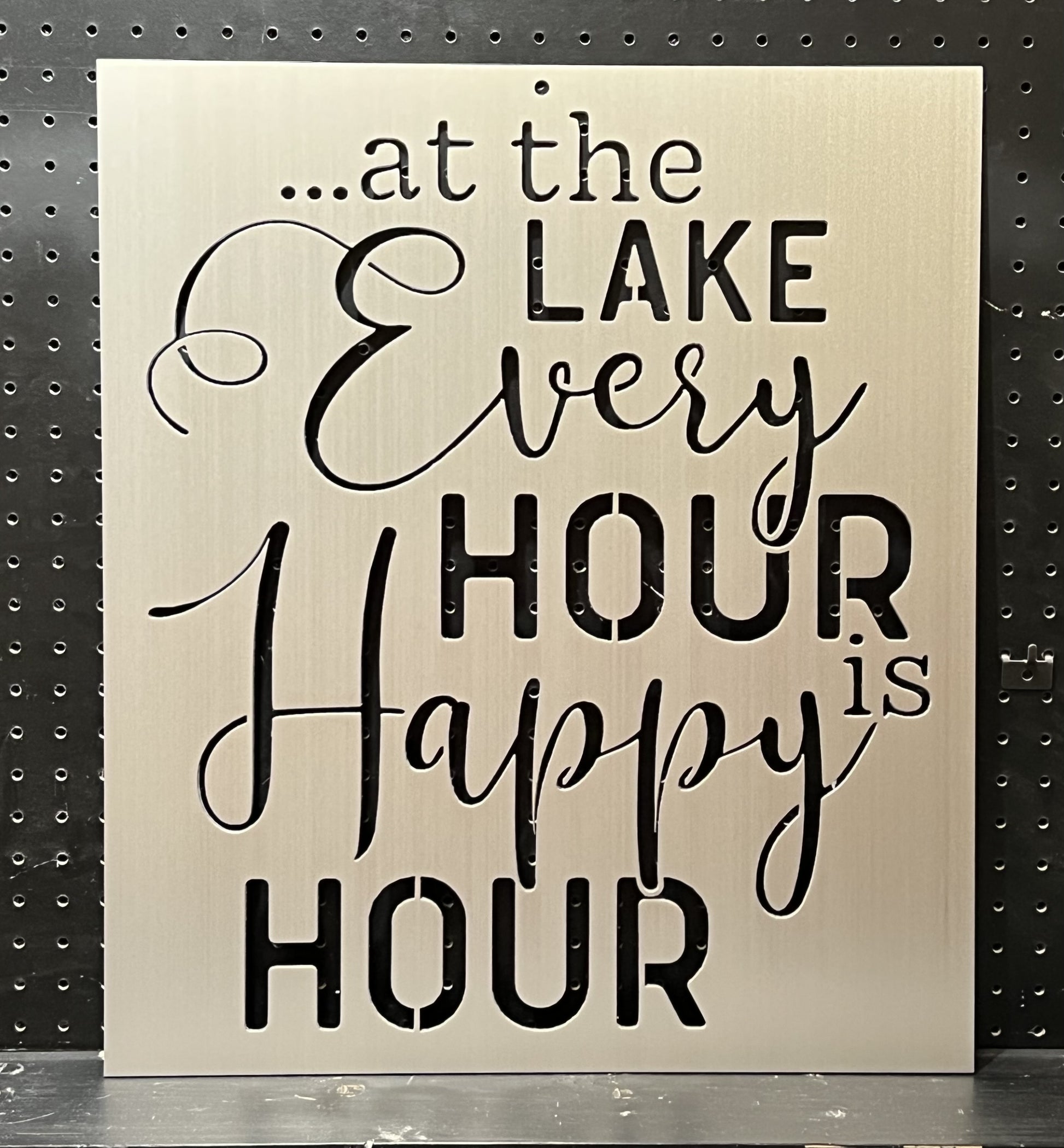 Lake Decor Wall Sign