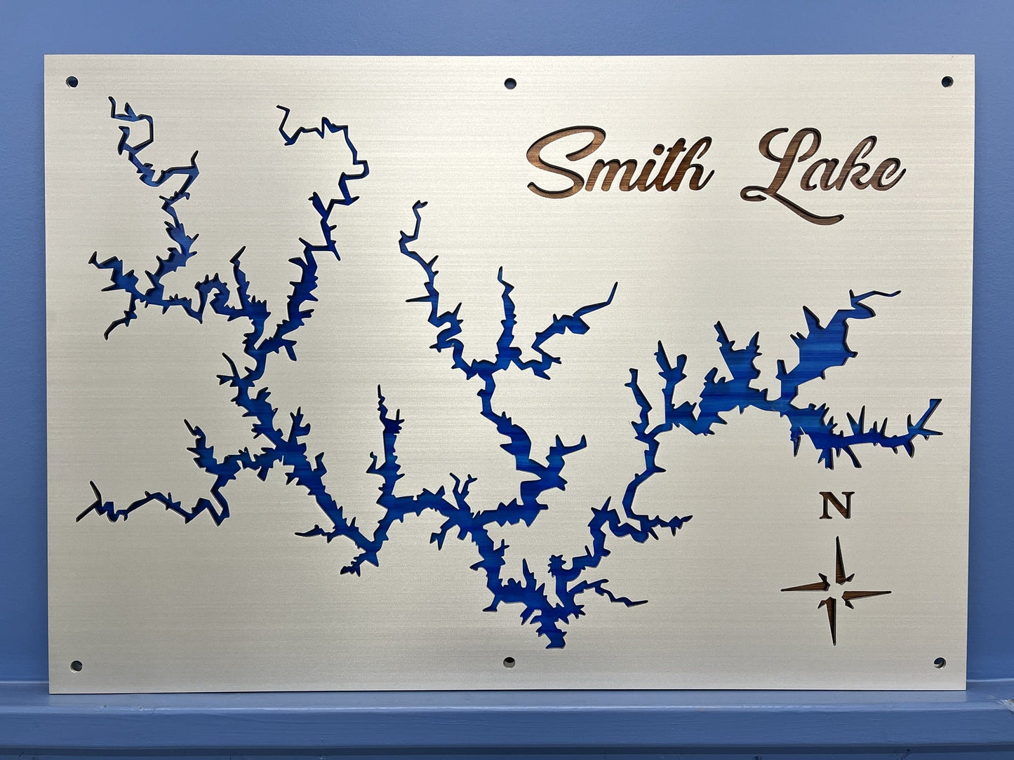 Smith Lake Custom Lake Map