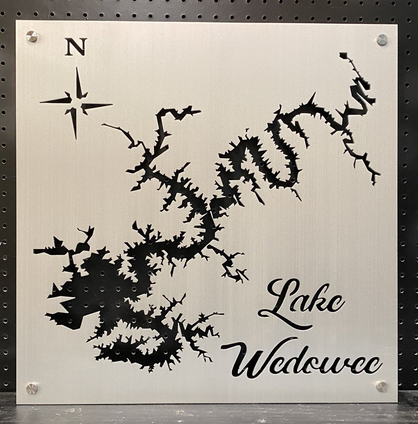 Lake Wedowee Wall Map