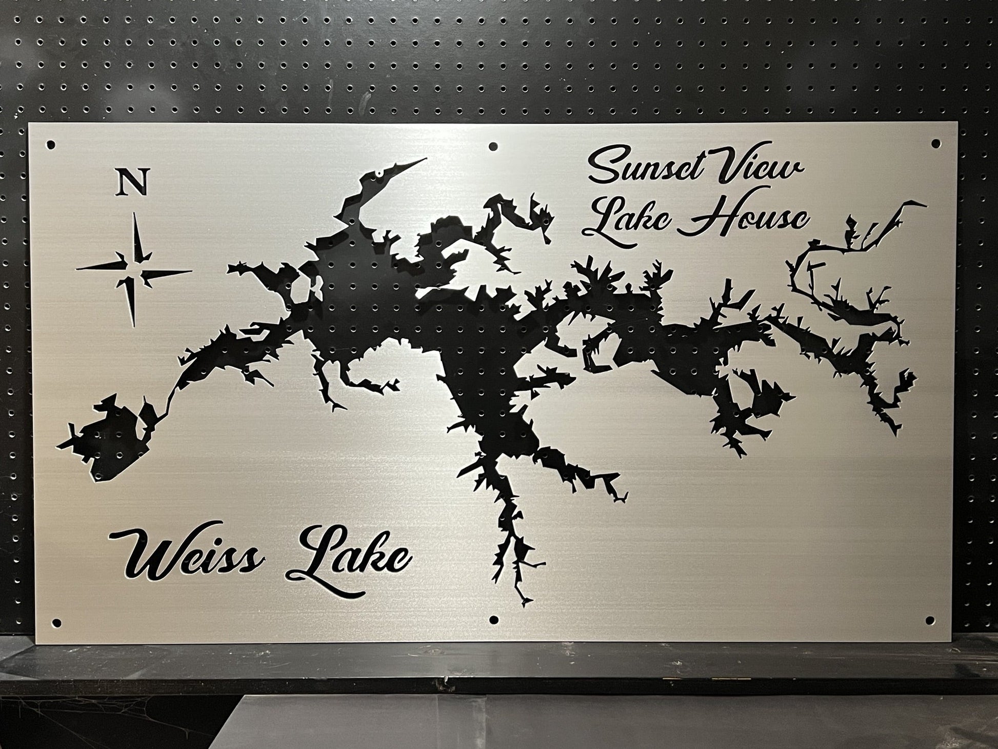 Weiss Lake Custom Lake Map