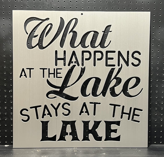 Lake Decor Wall Sign