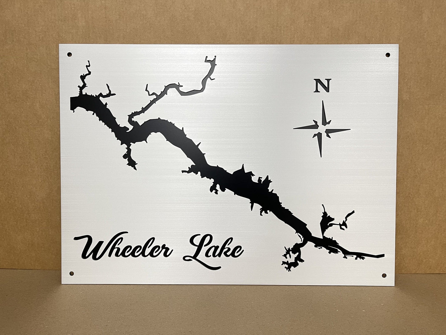 Lake Wheeler Custom Lake Map