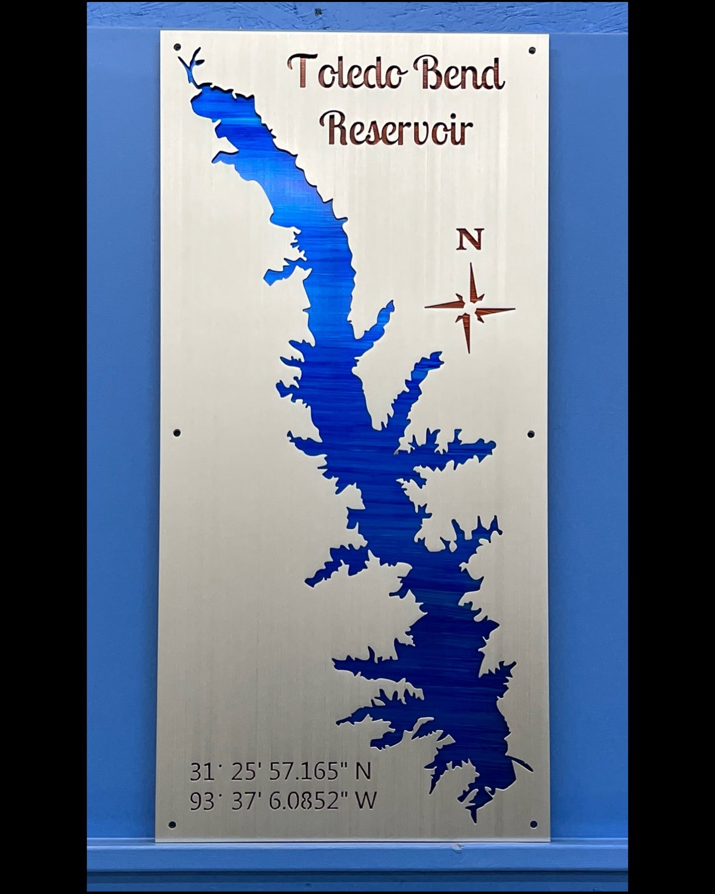 Toledo Bend Reservoir Custom Map